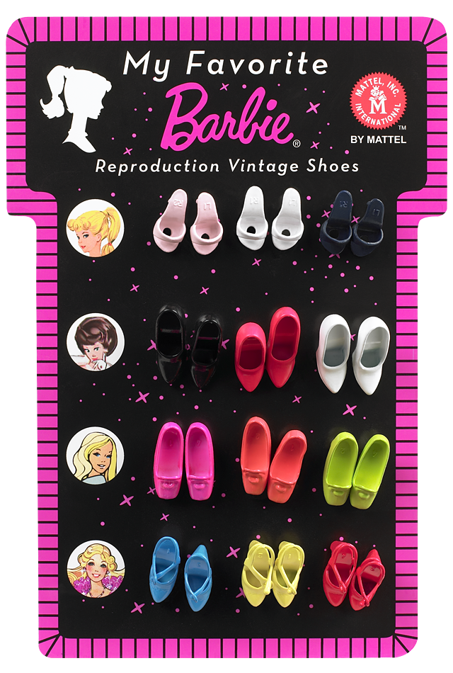 My Favorite Barbie Reproduction Vintage Shoes